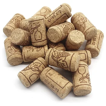 Винени тапи, дървени коркови бутилки за вино Корк за естествени тапи за дървени тапи за вино за DIY, декорация и хобита