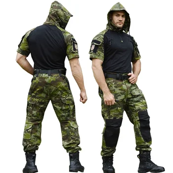 Мъжки панталони Военна униформа Тактически ризи CP US Army Camouflage Multicam Cargo Работно облекло Бойна униформа Airsoft ризи