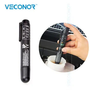 Спирачна течност течен тестер масло проверка тестване писалка с 5 LED индикатор дисплей точни цифрови тестер автомобилни инструменти за тестване