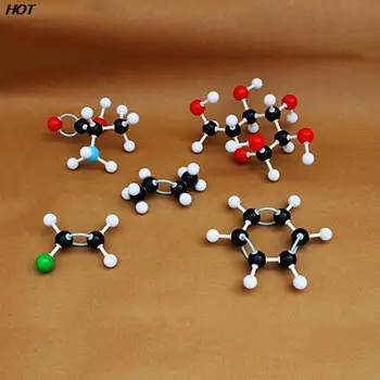 Химичен молекулярен модел Kit Органични неорганични химични молекули 50 Атомна структура Set Science Teaching Experiment