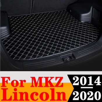 Автомобилна стелка за багажник за Lincoln MKZ 2020 2019 2018 2017 2016 2015 2014 Задна товарна облицовка опашка багажник тава багаж подложка авто килим части