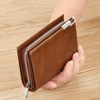 WILLIAMPOLO Бизнес случайни естествена кожа мъже портфейл шофьорска книжка притежателите на кредитни карти чантата луксозна марка портфейл за мъже