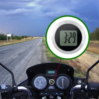 Универсален мотоциклет часовник аксесоари Гледайте водоустойчив стик-на мотоциклет Mount цифров часовник Мото часовници за BMW Watch