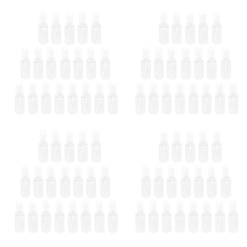 80 PCS 30 ml (1Oz) прозрачна пластмасова бутилка за мъгла, прозрачна бутилка за пътуване, преносима бутилка за пръскане за многократна употреба