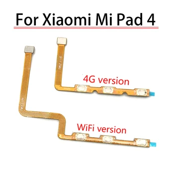 10Pcs / Lot, мощност на изключване на силата на звука страничен бутон ключ Flex кабел за Xiaomi Mi подложка 4 Pad4 резервни части TelePhone телефон ремонт части