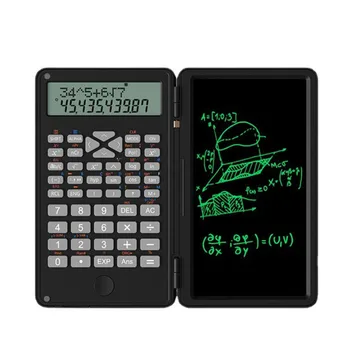 ТОНЛИШ ZH69 Функционален калкулатор HD Голям Screeen LCD цифров дисплей Научен калкулатор с дъска за навиване за студенти