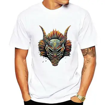 Марка мъжка тениска Killmonger племенна маска Мъжка тениска облекло мъжки мъжки тениска размер S-xxl случайни мода тениска