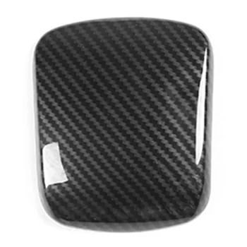 Car Carbon Fiber Center Control Armrest Box Head Cover Gear Head Cover Trim за Mercedes Benz GLB B Class 2020