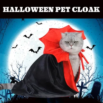 Куче Хелоуин нос костюм Смешни косплей костюми Дявол магьосник облекло за Хелоуин парти декор Хелоуин куче котка облекло
