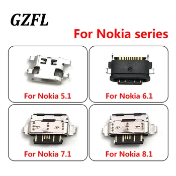 Ново за Nokia 5.1 6.1 7.1 8.1 Micro USB конектор за зареждане на порт за ремонт на жак