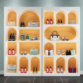 Козметика дисплей кабинет салон за красота продукт витрина чанта за обувки специална форма кабинет продукт витрина