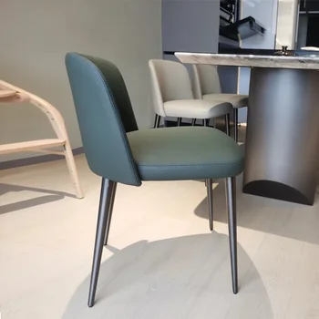 O64Италиански много прост за стола за хранене у дома модерен прост знак стол стол дизайнер висок клас светлина луксозна топка