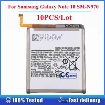 10PCS Лот за Samsung Galaxy Забележка 10 Забележка10 5G SM-N970U B EB-BN970ABU 3500mAh литиево-йонна батерия резервни части