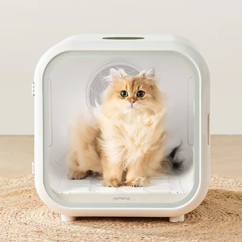 Автоматична интелигентна кутия за сушене на домашни любимци Котка издухване сушене вентилатор куче къпане вода издухване машина сешоар