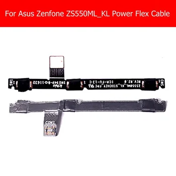 100% Оригинален бутон за захранване и сила на звука Flex кабел за Asus Zenfone 3 Deluxe ZS550KL ZS550ML Sidekey_FPC мобилен телефон части аксесоар