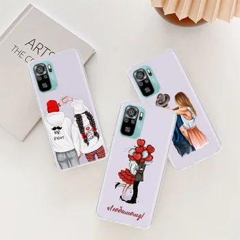 Girl Body Lover Rose Калъф за телефон за Xiaomi Poco X5 X4 GT X3 NFC Pro 5G M5 M5S M4 M3 Mi A1 A2 A3 F3 F2 F1 Забележка 10 Lite CC9E CC9 C