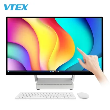 Vtex Популярен компютър Всичко в едно I7 32Gb Ddr4 1Tb Всичко в едно Desktop 4K Ips сензорен екран Всичко в един компютър 27 инча с Ups