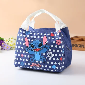 Disney карикатура изолация чанта корейска версия Stitch сладък обяд кутия чанта барбекю чанта Открит лед голяма пазарска чанта
