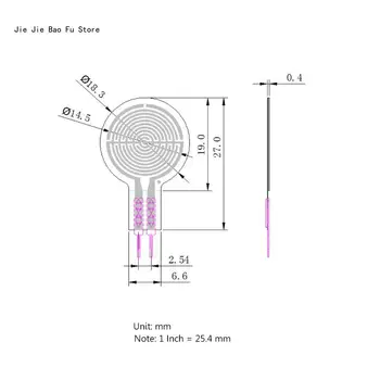 E8BD Многофункционален сензор за сила RP-C18.3-ST Гъвкав тънкослоен сензор за налягане Интелигентен
