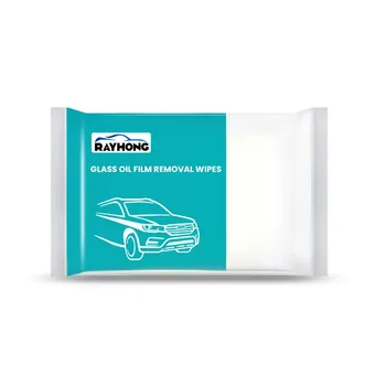 10Pcs Мощни кърпички за отстраняване на автомобилни маслени филми Ново почистване на почистващи препарати за почистване на мокри кърпи Vehile
