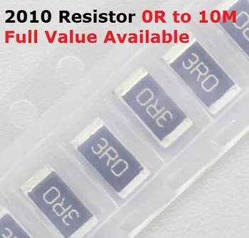  100PCS / лот SMD чип 2010 резистор 16R / 18R / 20R / 22R / 24R / 5% съпротивление 16/18/20/22/24/Ohm резистори K Безплатна доставка
