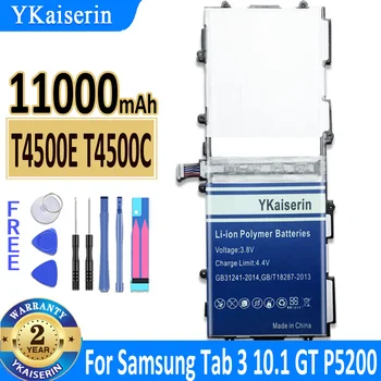 T4500E T4500C T4500K За Samsung Galaxy Tab 3 10.1 таблетна батерия GT-P5210 GT-P5200 P5200 P5220 P5213 11000mAh Bateria + Инструменти