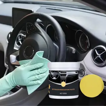 Интериорен крем за кола Rayhng Интериор Обновяване Покритие Паста Консумативи за грижа за автомобила за RV UV Кабриолет Пътуване с кола Кемпер Авто