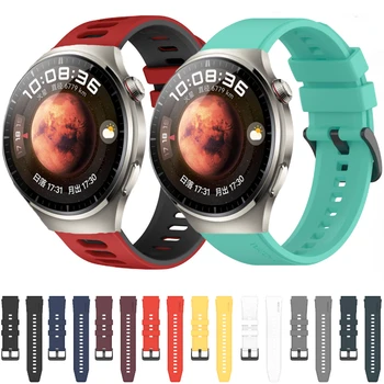 22mm 20mm силиконова каишка за Huawei Watch 3 Pro гривна GT2e GT3 Pro колан за Amazfit GTS4 / GTR4 / Samsung Watch 6/4 Classic Band