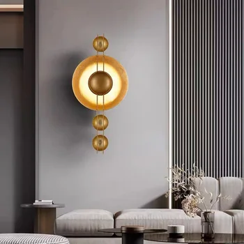 Модерна личност творчески модел стая хол телевизор фон стена светлина изкуство декорация стена лампа