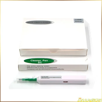  високо качество 5pcs lc / sc / fc / st ftth One-Click Cleaner Tool 1.25mm и 2.5mm Fiber Optic Cleaning Pen 800 почиства безплатна доставка