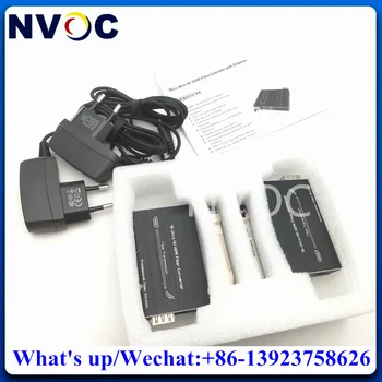  Micro Mini 4K HDMI Fiber Extender, 4K * 2K HDMI над оптичен приемо-предавател UHD HDMI видео към влакнест конвертор, OM3 300M, LC SFP модул