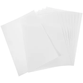  100pcs сублимационна хартия за пренос на топлина 100pcs A4 размер за мастиленоструен печат (бял)