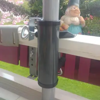 Нов външен чадър база гъвкав чадър притежателя желязо чадър стойка фиксиран клип градина балкон в рамките на 38 мм стойка база