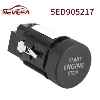 NEVOSA 5ED905217 Автомобилен двигател старт стоп превключвател с един ключ за Skoda Octavia KODIAQ KAROQ 2017-2020