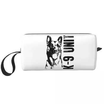 Malinois куче белгийска овчарка Mechelaar грим чанта жени пътуване козметични организатор Kawaii съхранение тоалетни чанти