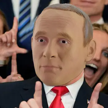 Putin Face Cover Дишаща удобна президентска покривка за лице регулируема Атрактивен стил издръжлив лесен за използване капак за лице на Путин