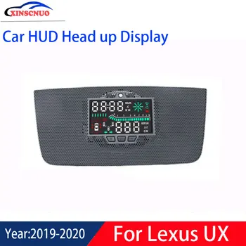 XINSCNUO кола електроника кола HUD главата нагоре дисплей за Lexus UX UX260h 200 2019 2020 Head-up дисплей скоростомер проектор