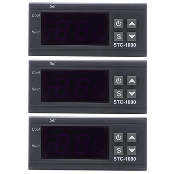 4X 220V цифров STC-1000 температурен контролер термостат регулатор + сензорна сонда