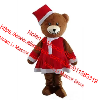 Коледна мечка талисман костюм карикатура комплект роля игра Хелоуин рожден ден парти реклама игра Препоръчани празнични подаръци 857