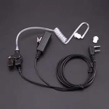 BF слушалки за слушалки Въздушна акустична тръба в ухото с микрофон за Kenwood TYT Baofeng UV-5R BF-888S CB радио уоки токи
