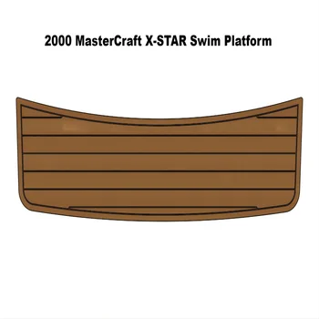 Качество 2000 MasterCraft X-STAR плувна платформа подложка лодка EVA изкуствена пяна тиково дърво етаж мат