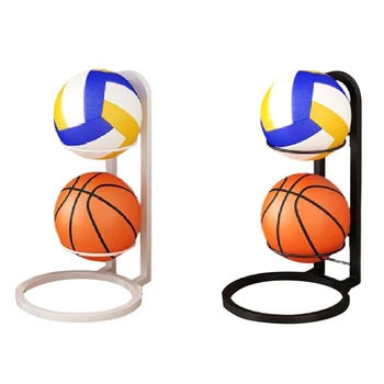 Вътрешна детска баскетболна стойка за съхранение Поставете топка за съхранение на футбол кошница Поставена стойка за детска градина Държач за волейболна стойка