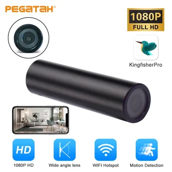 PEGATAH Audio Door Eye Hole Camera 1080P 3.6mm широкоъгълен обектив мрежа Mini Peephole Door Wifi камери P2P за домашна сигурност