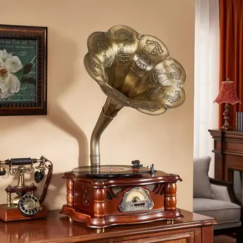 Най-продавани преносими реколта грамофон грамофон античен фонограф
