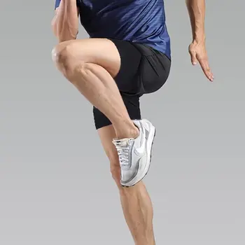Фитнес баскетболни шорти Торбести прави ежедневни къси панталони Mesh спортни бързосъхнещи четвърт панталони лято ново в тънък бягане