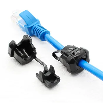 100pcs найлон мощност кабел ключалката защита тел ръкав шаси тел клип фиксирана ключалката пластмасова карта тел ключалката 2P-4 6N-4 4N-4