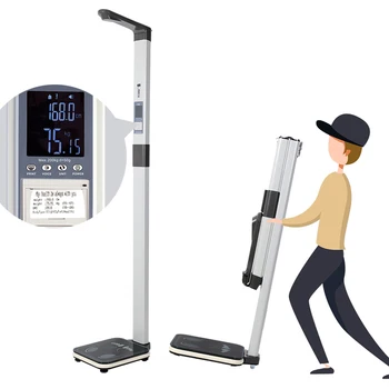 Fat BMI 3 IN 1 Wifi Smart Scale Електронна цифрова мярка Скала за височина Тегло