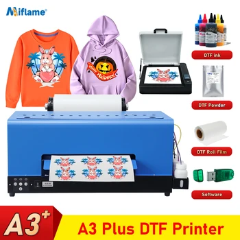 A3 Plus DTF принтер директно към принтер за прехвърляне на филми A3 T риза печатна машина за всички текстилни тъкани дрехи DIY Impresora DTF