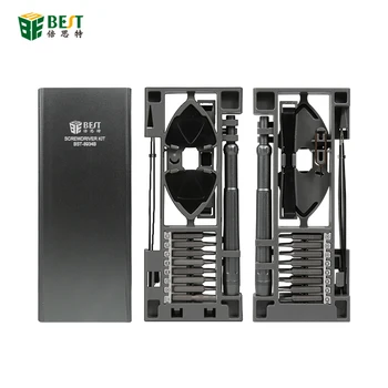 BST 24in1 прецизен комплект магнитни отвертки Метална кутия S2 стомана мини професионален Мулти-инструмент За дома iphone xiaomi Инструменти за ремонт