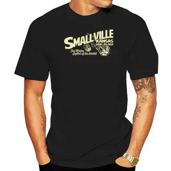 Нова мода Мъжка тениска с къс ръкав Памучни тениски Smallville Мъжка тениска
